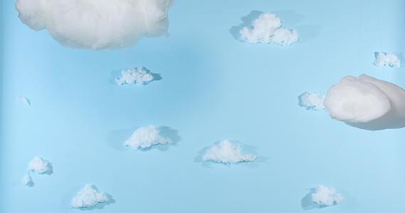 8K手工云朵蓝天视频的预览图