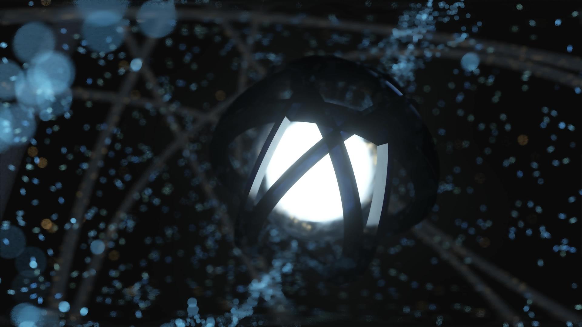 发光球3与旋转机械建筑D投影视频的预览图