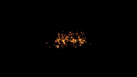 酷炫粒子闪光素材视频的预览图
