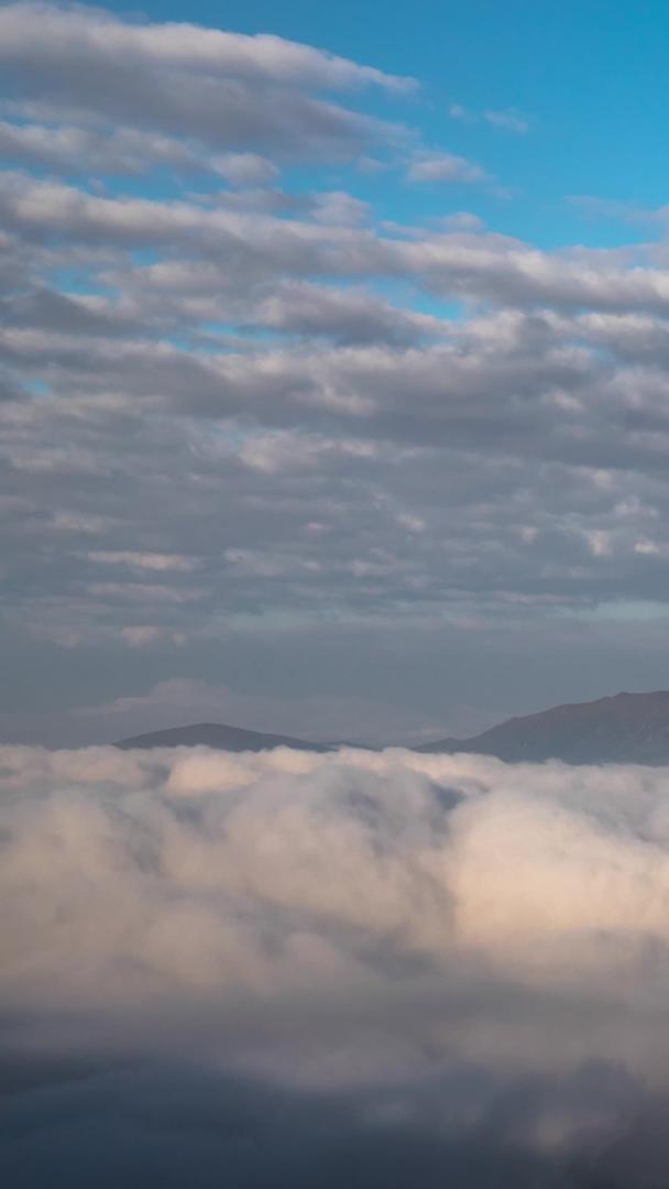 佛教圣地五台山云海及佛光延时视频视频的预览图