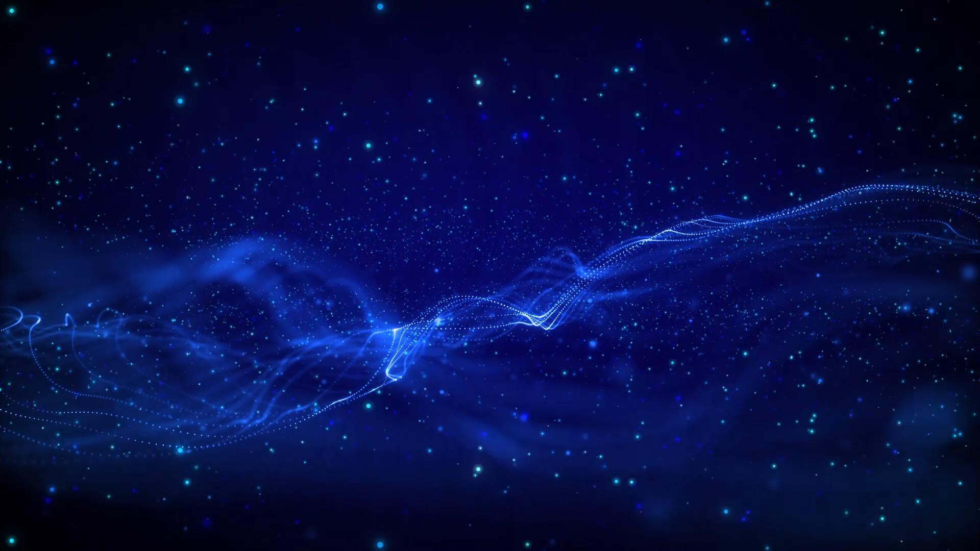 梦幻星空粒子光线背景视频的预览图