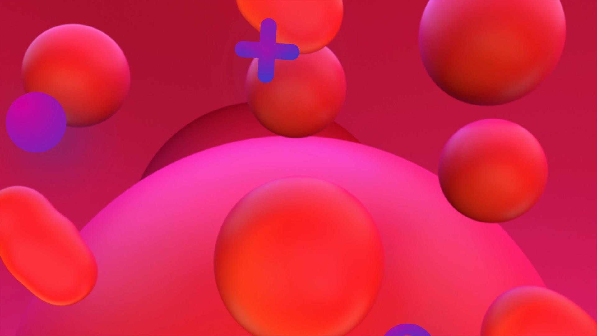 红色球体抖动视频的预览图