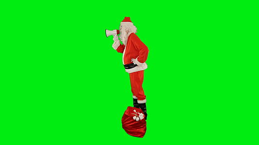 绿幕圣诞老人视频的预览图