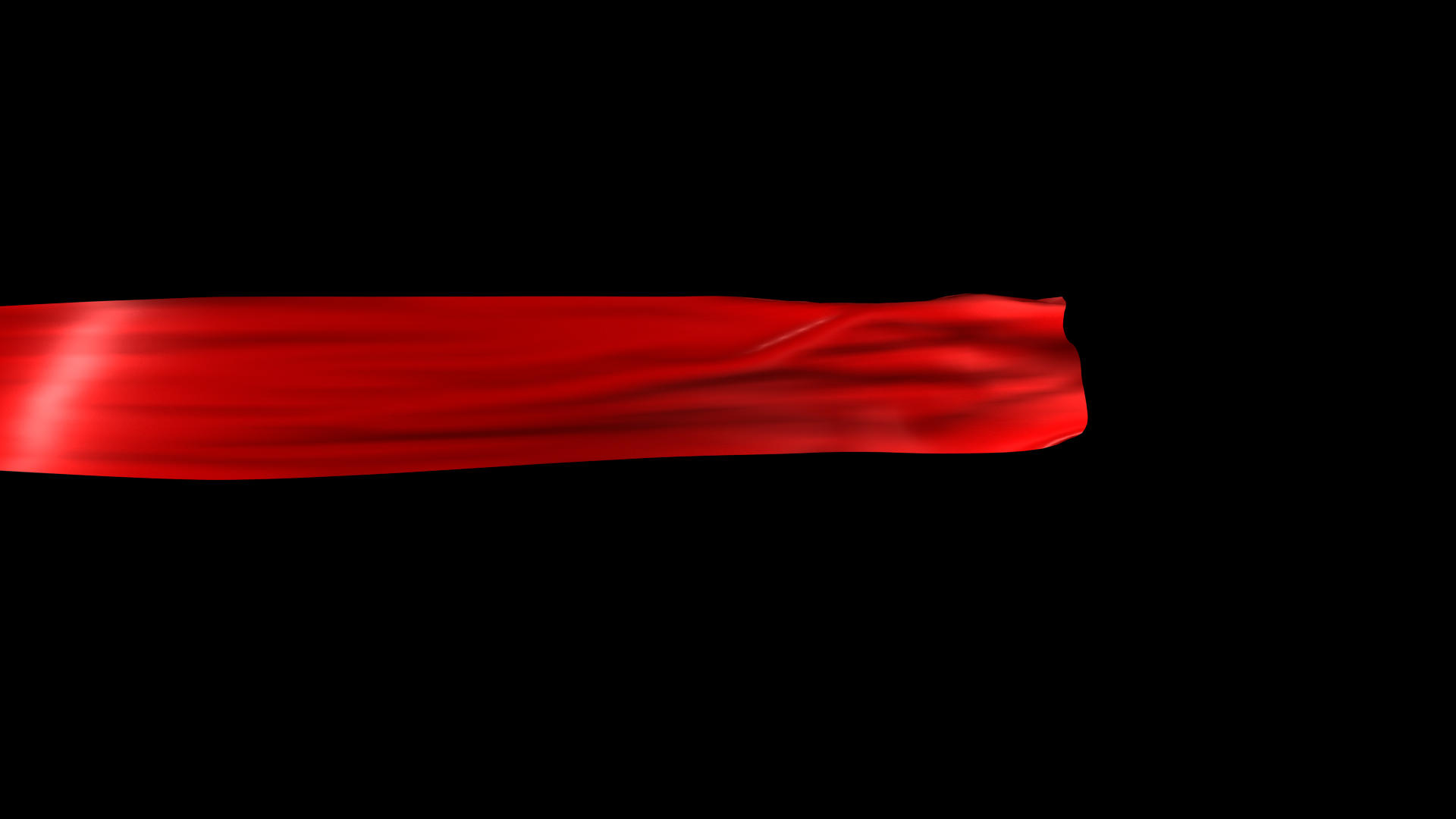 红色丝绸绸带合成视频素材视频的预览图