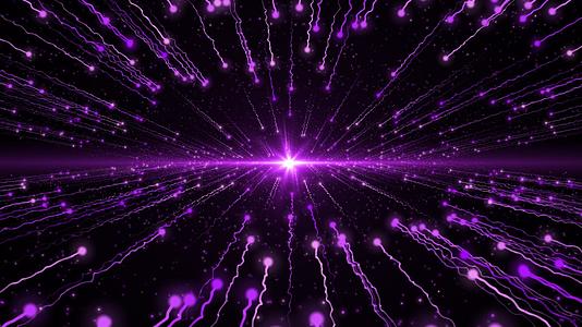 大气唯美粒子流星穿梭动态视频元素视频的预览图