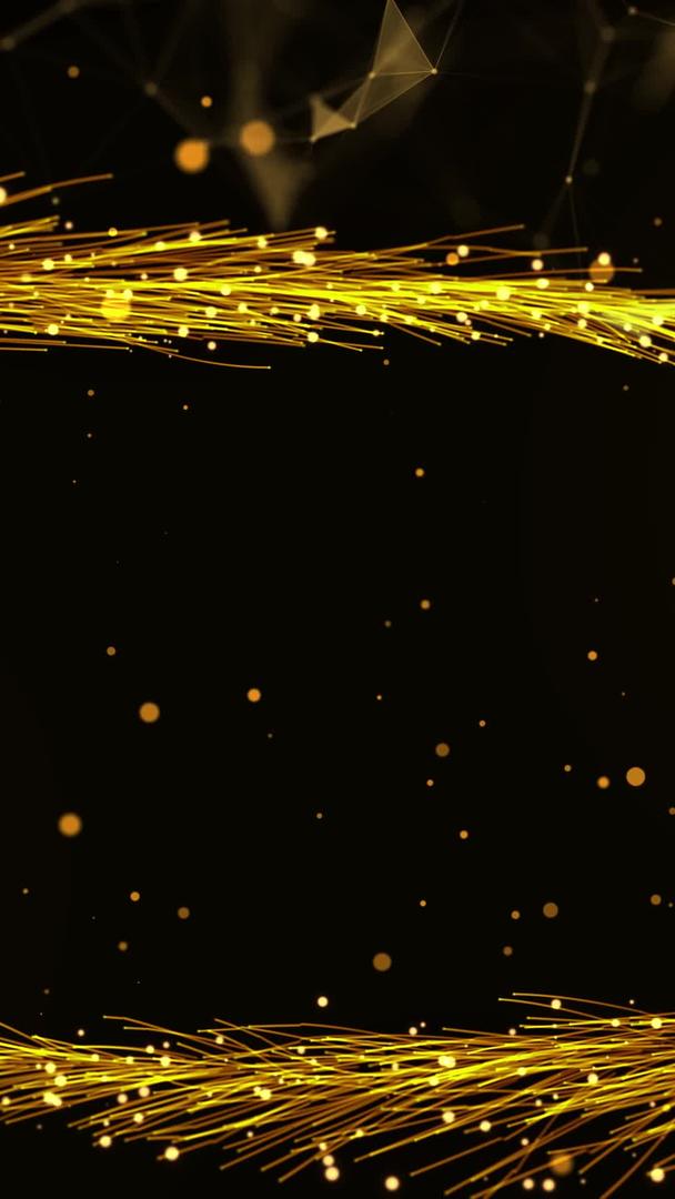 动态大气金色光线背景视频元素视频的预览图
