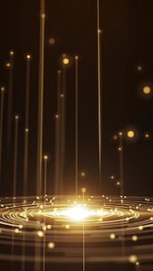 大气金色粒子背景视频素材视频的预览图
