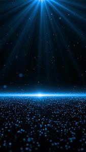 蓝色粒子海平面舞台背景视频的预览图