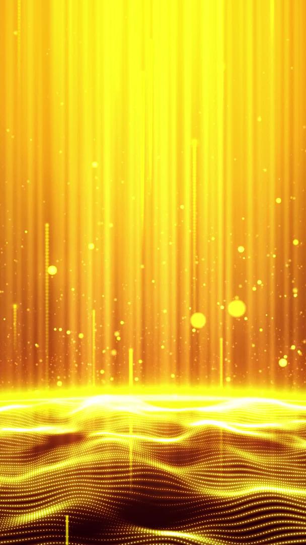 金色粒子光效颁奖背景视频的预览图