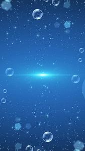 蓝色梦幻唯美粒子光效视频背景视频的预览图