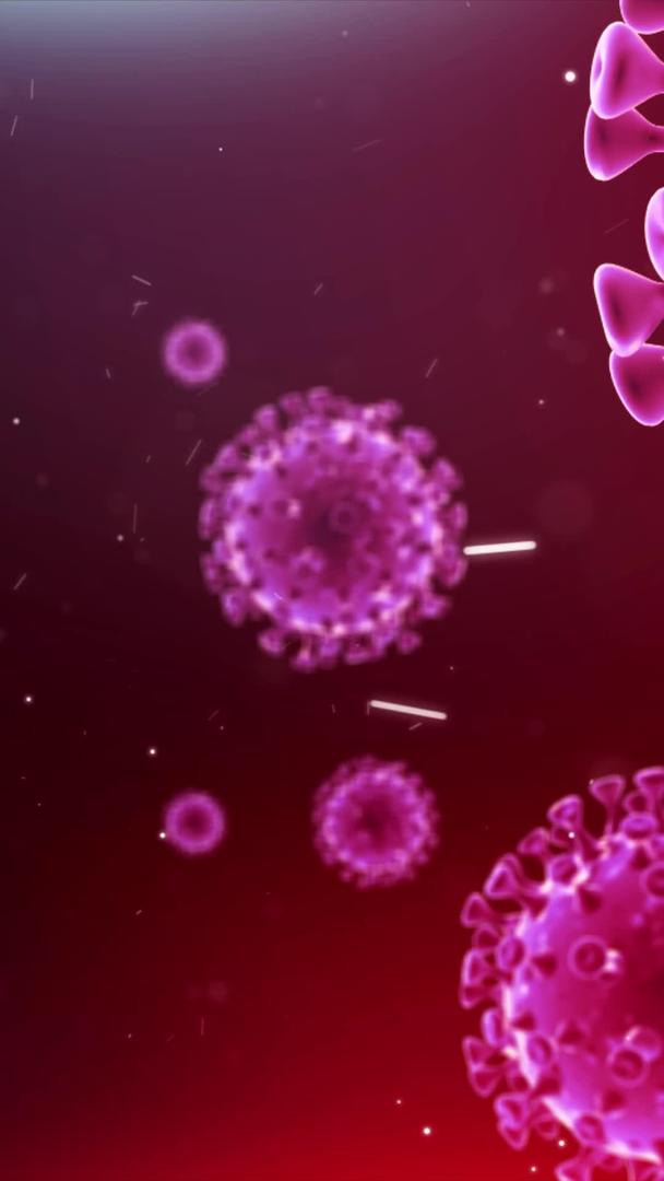 红色冠状病毒新型肺炎视频的预览图