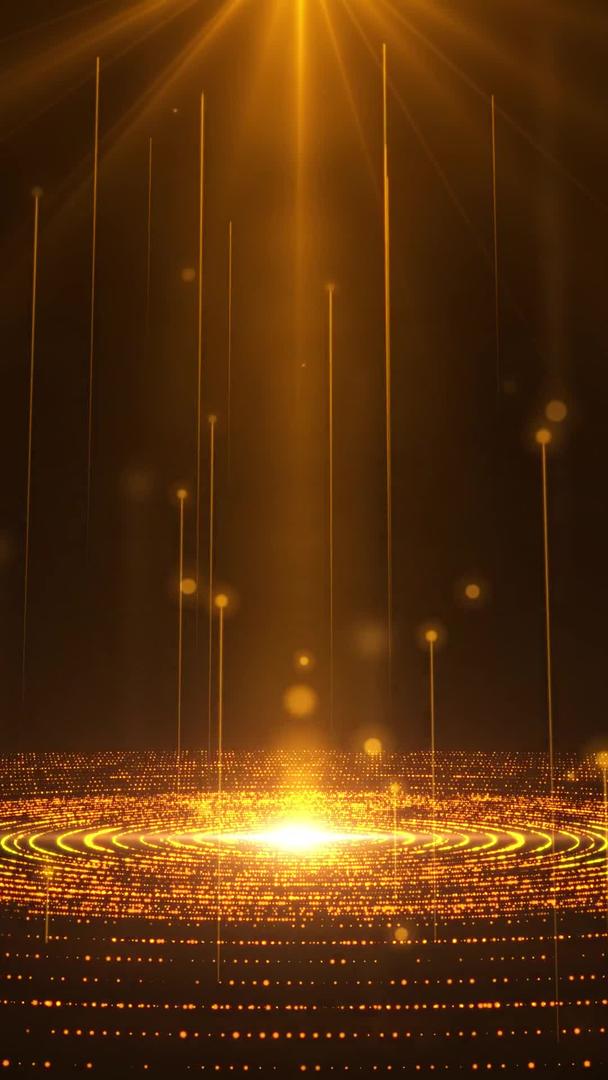 金粒子上升颁奖舞台背景视频的预览图