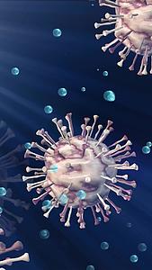 冠状病毒背景素材视频的预览图
