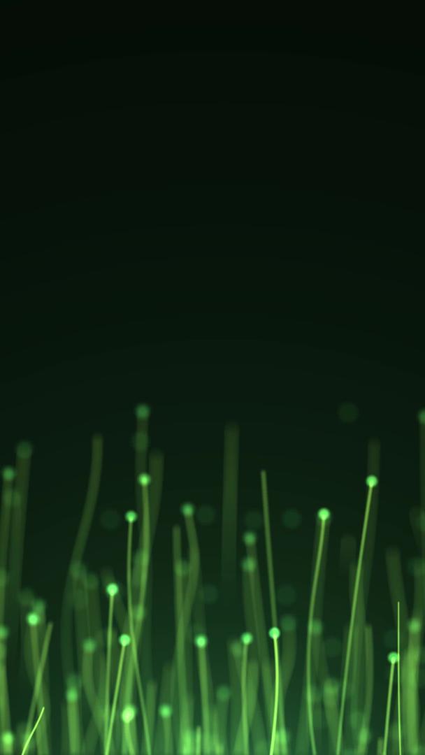 绿色粒子拖尾上升动态背景视频视频的预览图