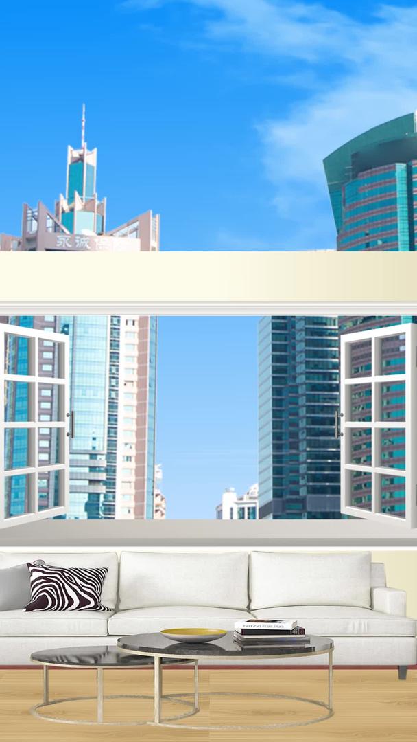 城市客厅情景剧小品背景视频的预览图