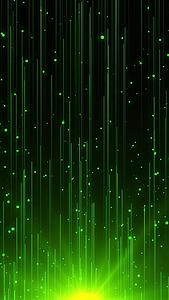 唯美的绿色粒子背景素材视频的预览图