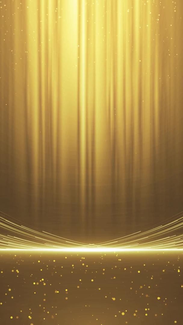 金色光效粒子舞台背景视频的预览图