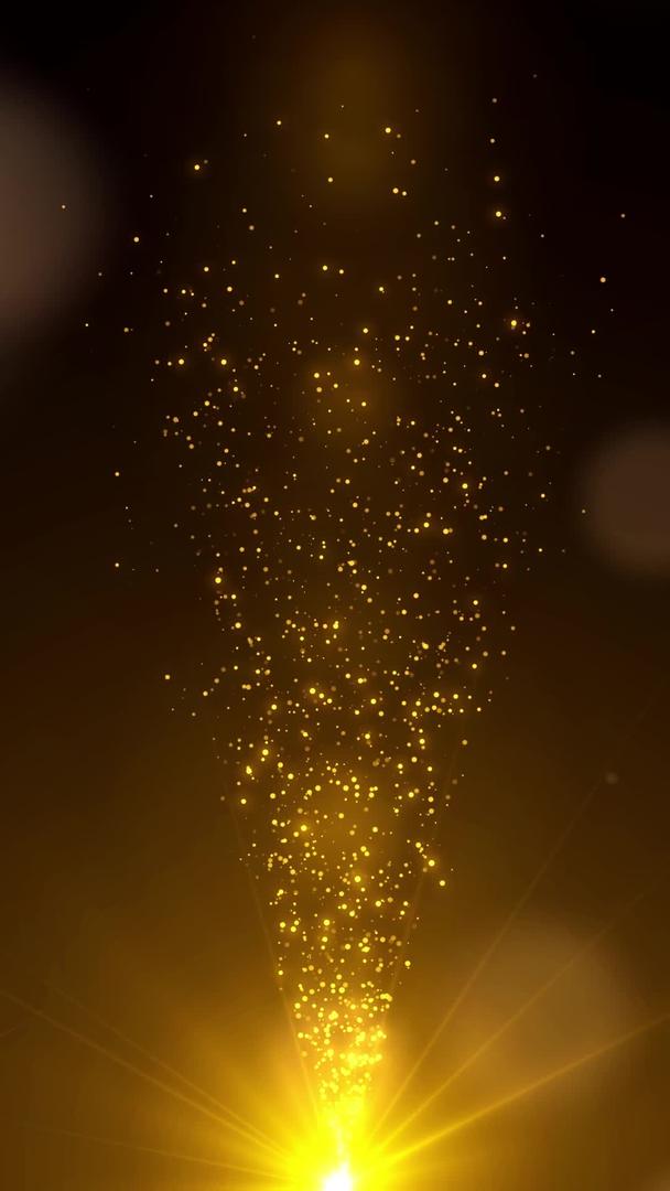 金色粒子舞台背景视频的预览图