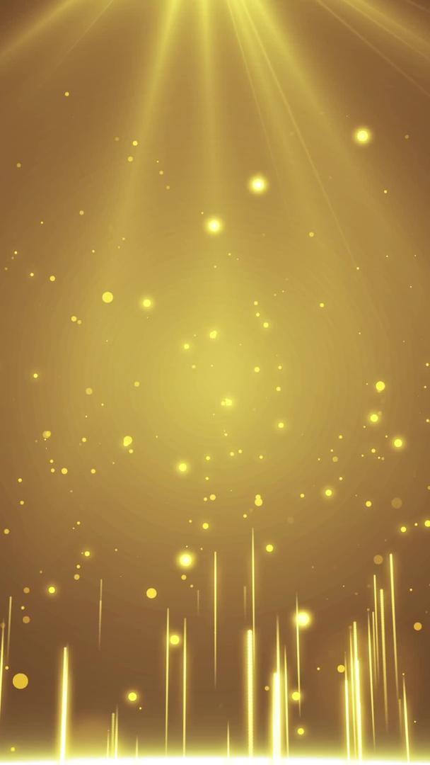 金色粒子上升舞台背景视频的预览图