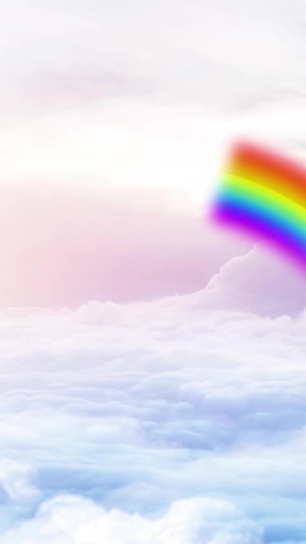 彩虹出现背景视频的预览图