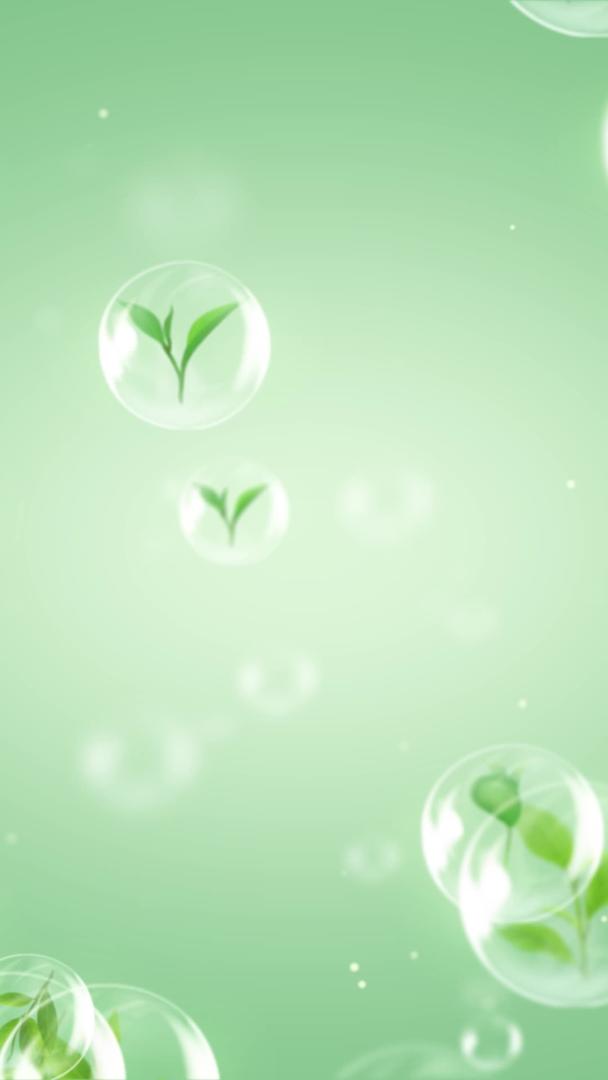 清新绿色环保茶叶广告背景视频的预览图