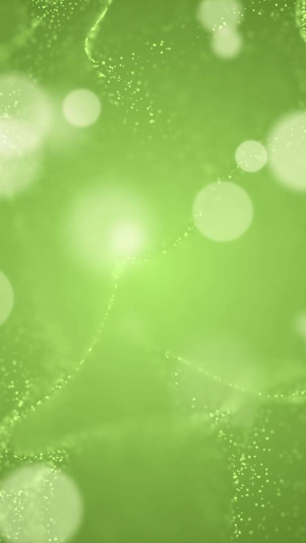 绿色清新粒子背景视频的预览图