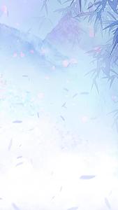 禅意中国风唯美竹林云层背景视频的预览图