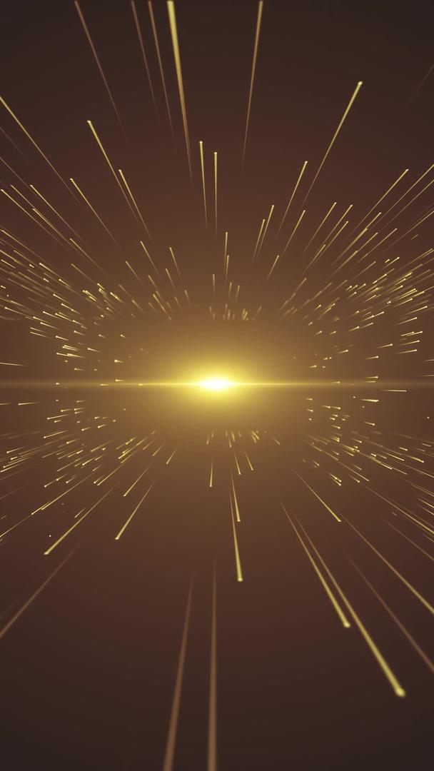 金色粒子光线扑面视频的预览图