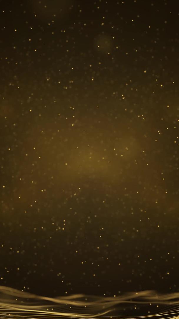 粒子灯光金色背景视频的预览图