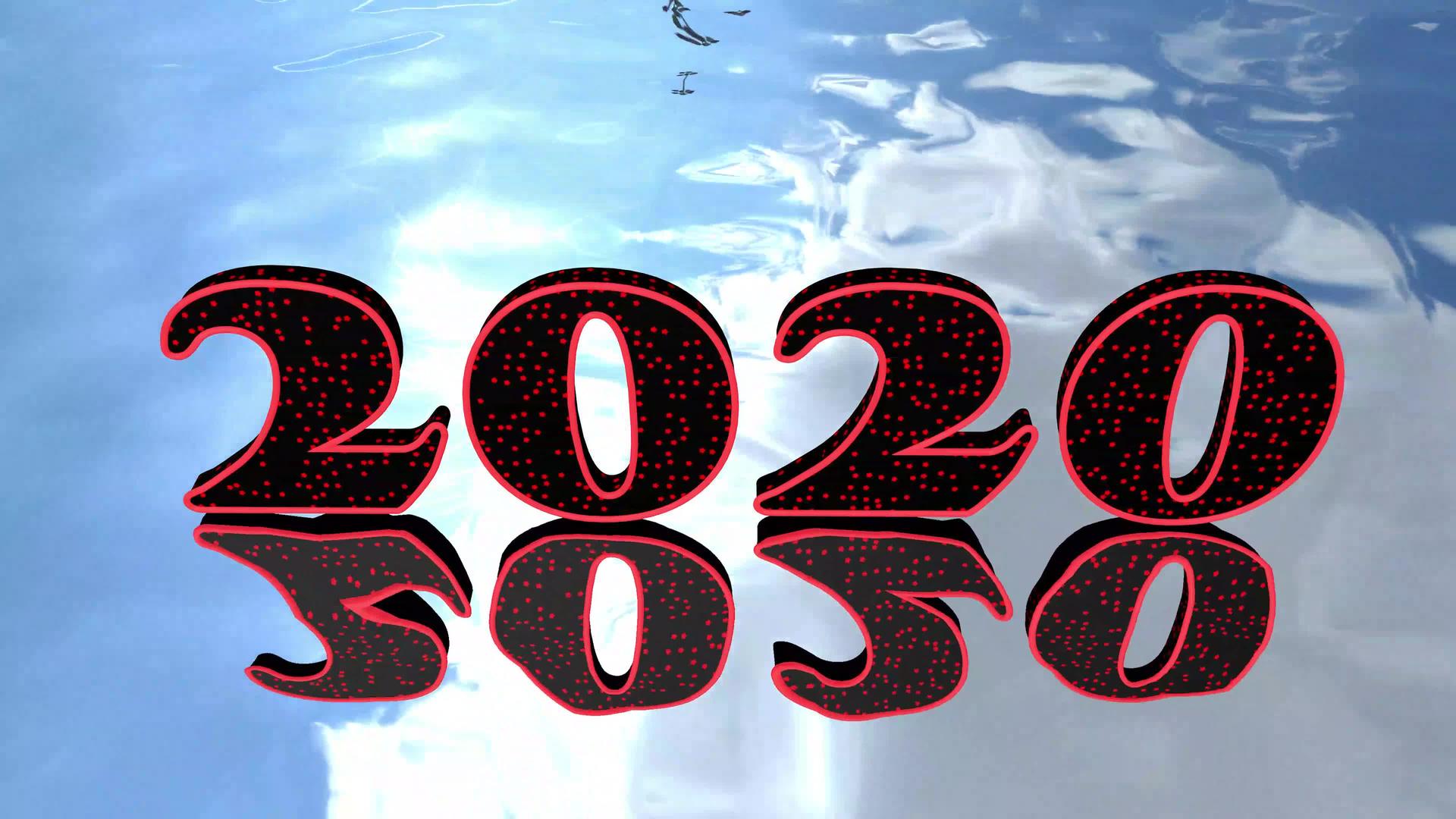 2020年闪亮的文字动画光滑的背景视频的预览图
