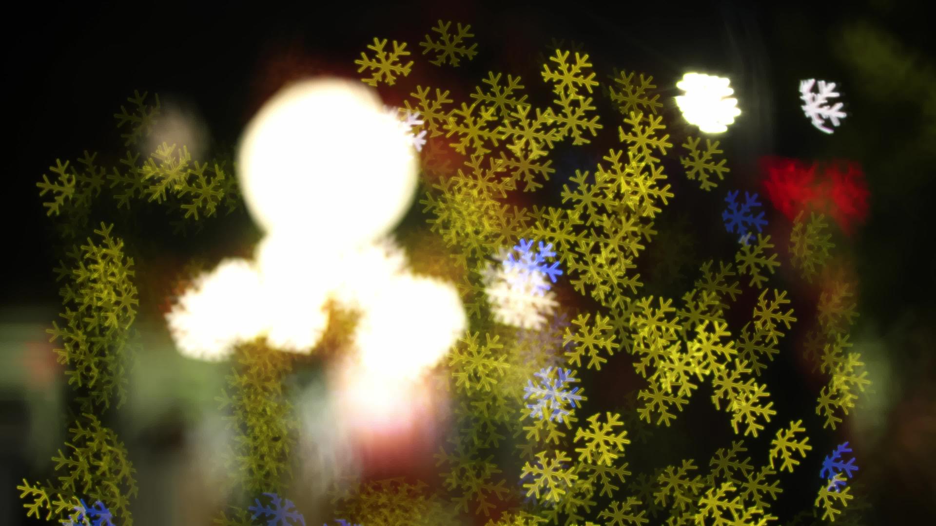 抽象的雪花背景视频的预览图