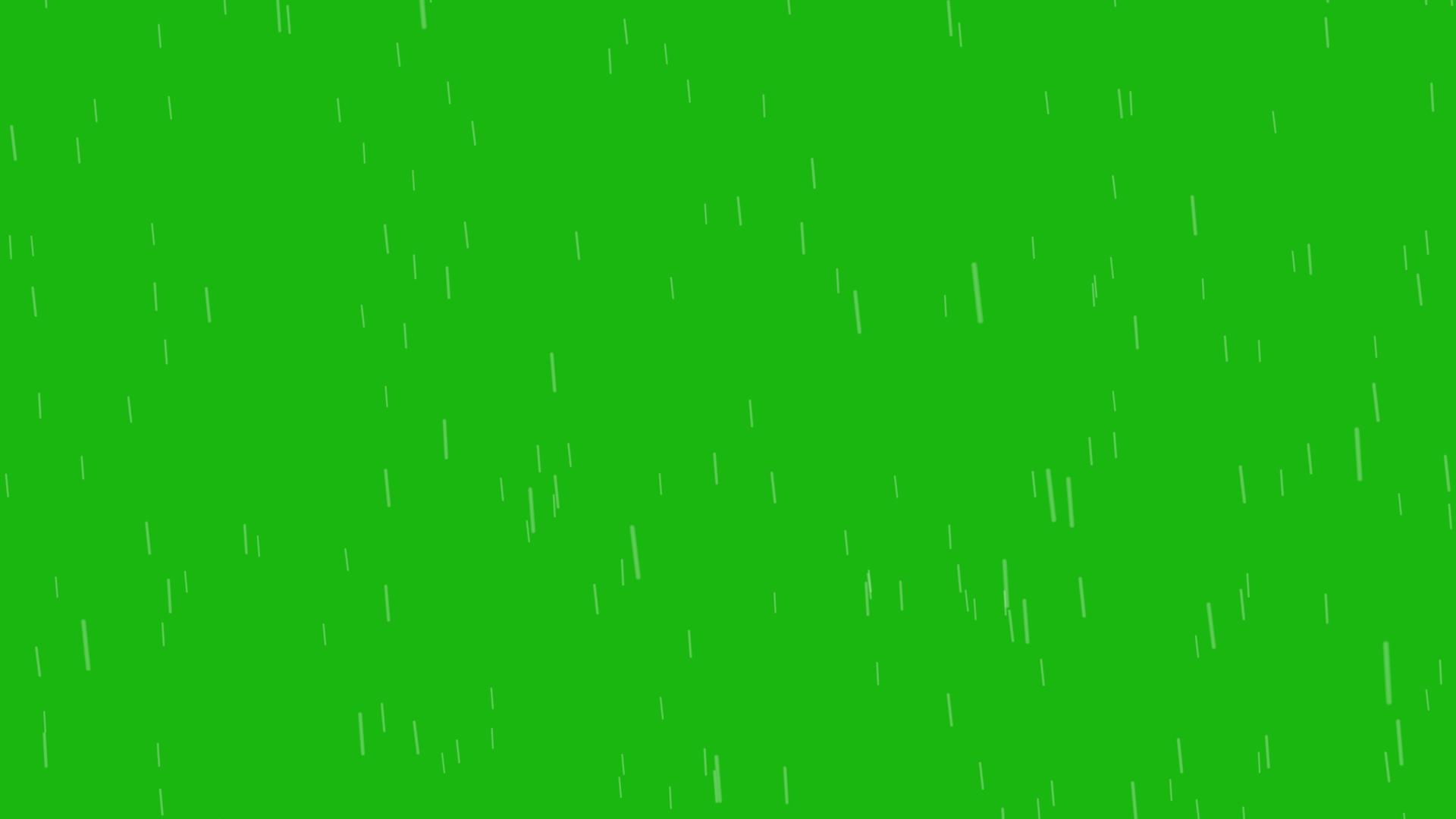 下小雨绿幕视频素材视频的预览图