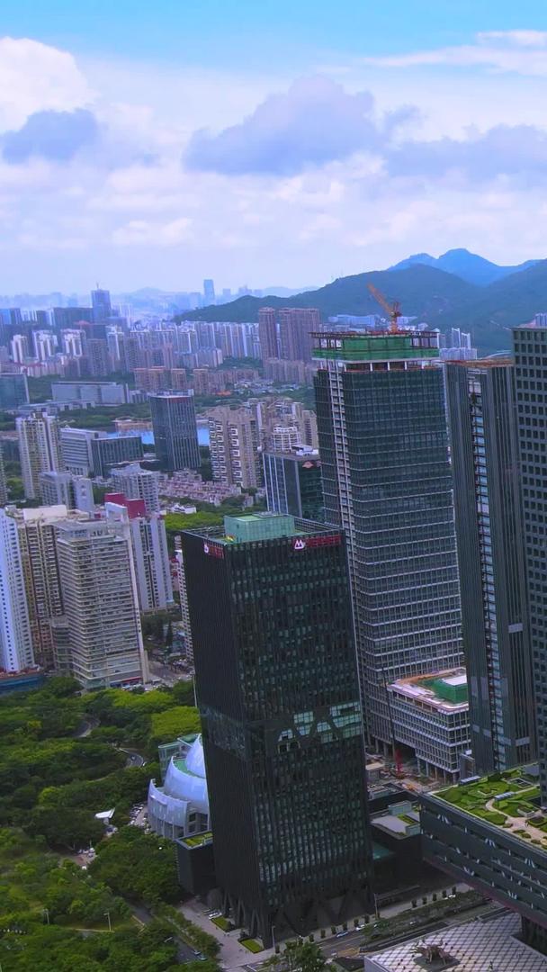 深圳证券交易所广场高清航拍建筑群视频的预览图