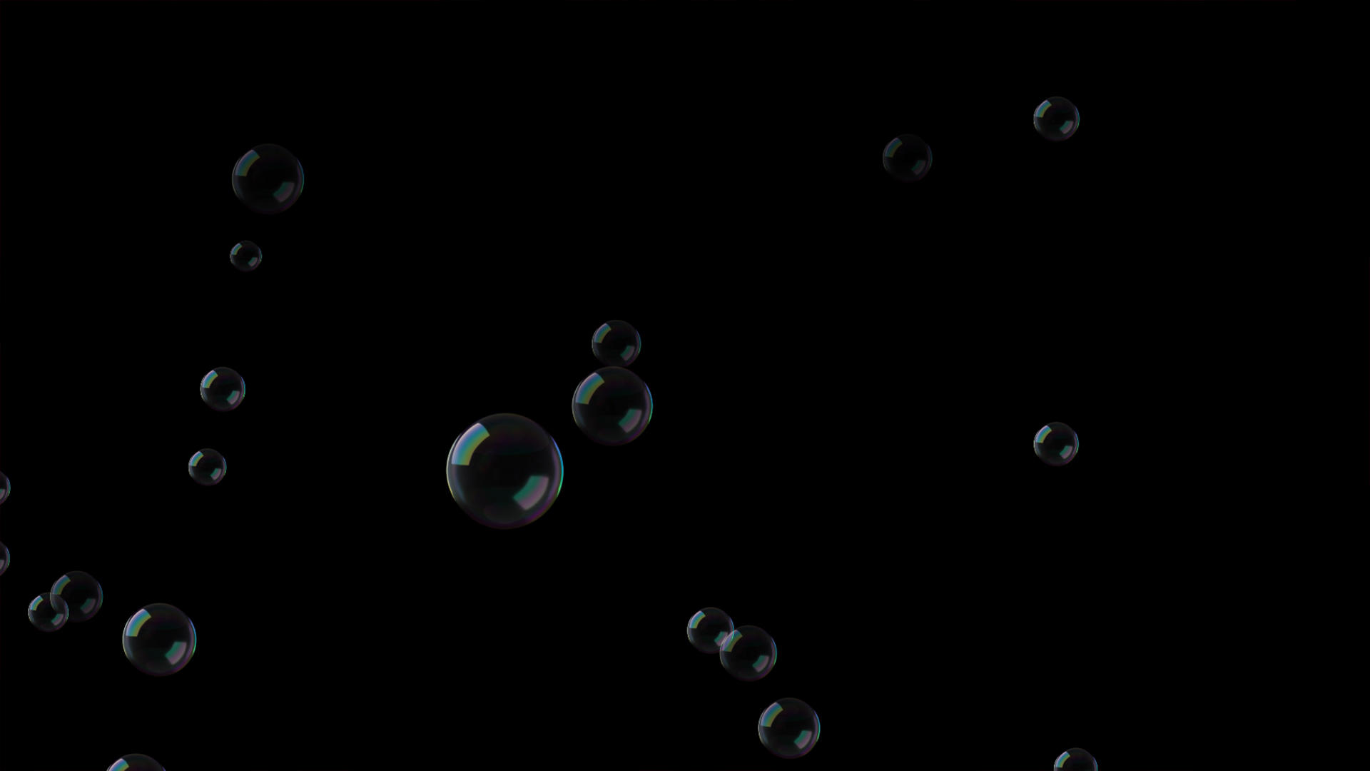 4k泡泡上升动画元素带透明度视频的预览图
