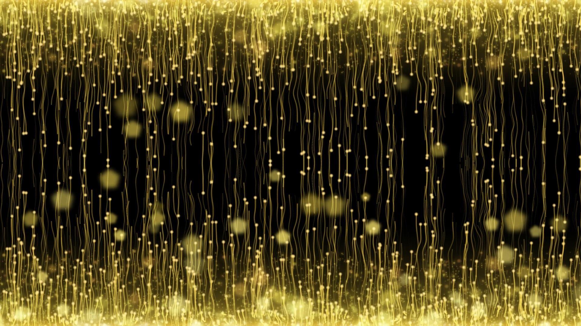 动态大气金色粒子动态视频元素视频的预览图