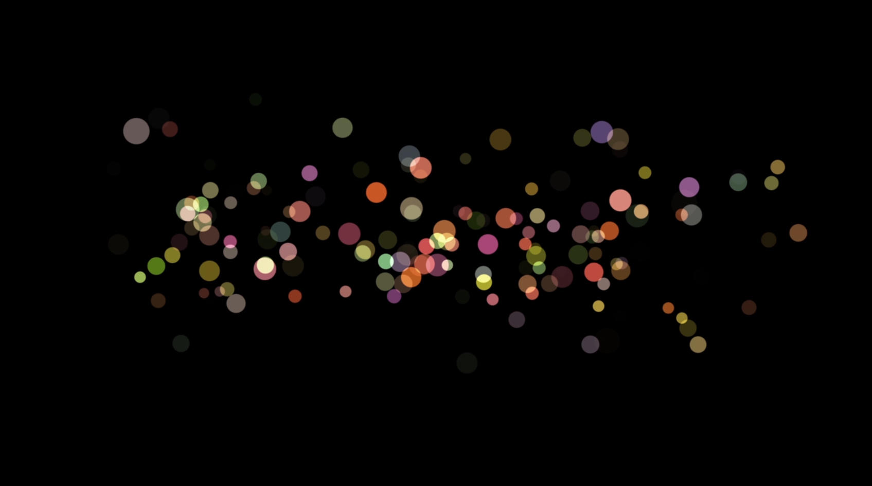 粒子彩色光斑字幕元素视频视频的预览图