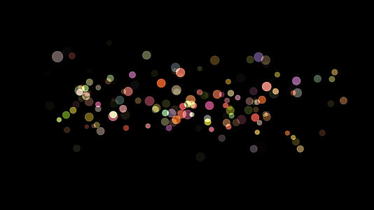 粒子彩色光斑字幕元素视频视频的预览图