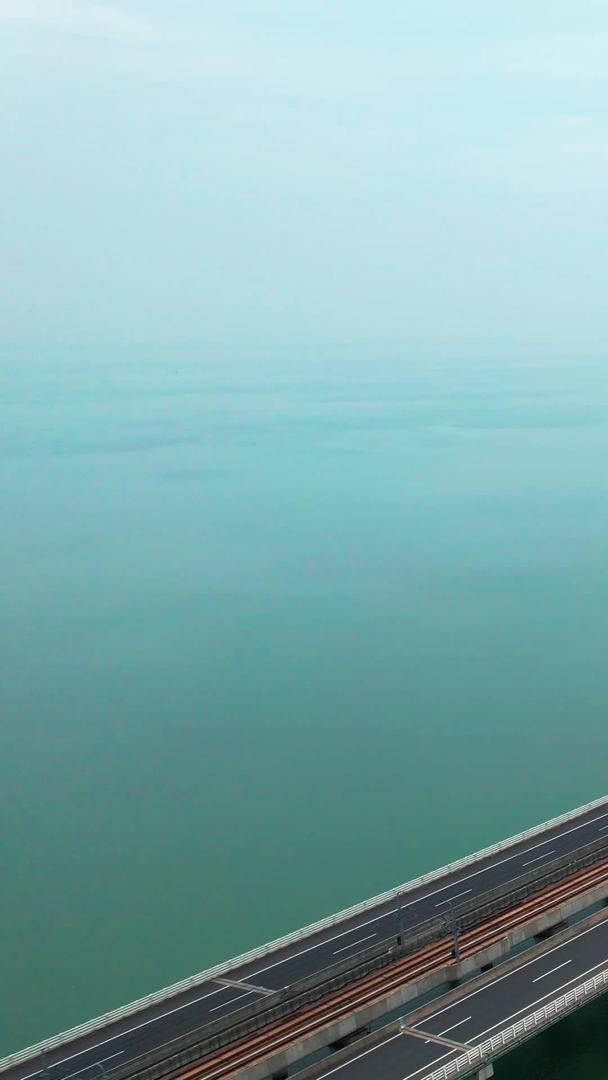 南京溧水石臼湖特大桥航拍视频的预览图
