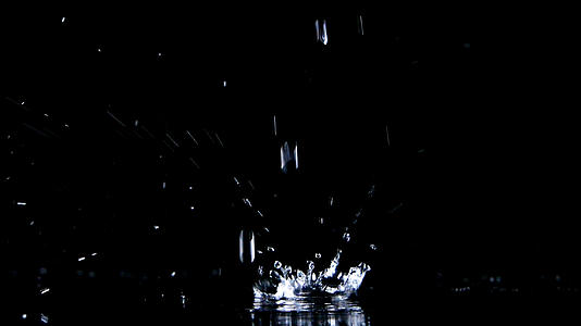 升格高清水滴溅落水滴水花视频的预览图
