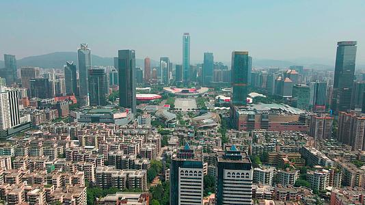 4K广州城市中心航拍视频的预览图