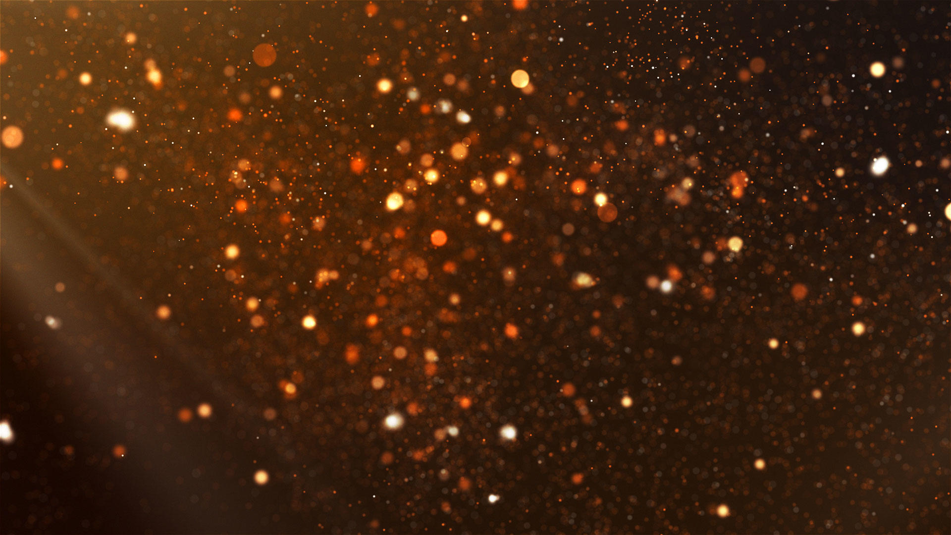 唯美金色粒子粉尘光线质感循环背景视频的预览图