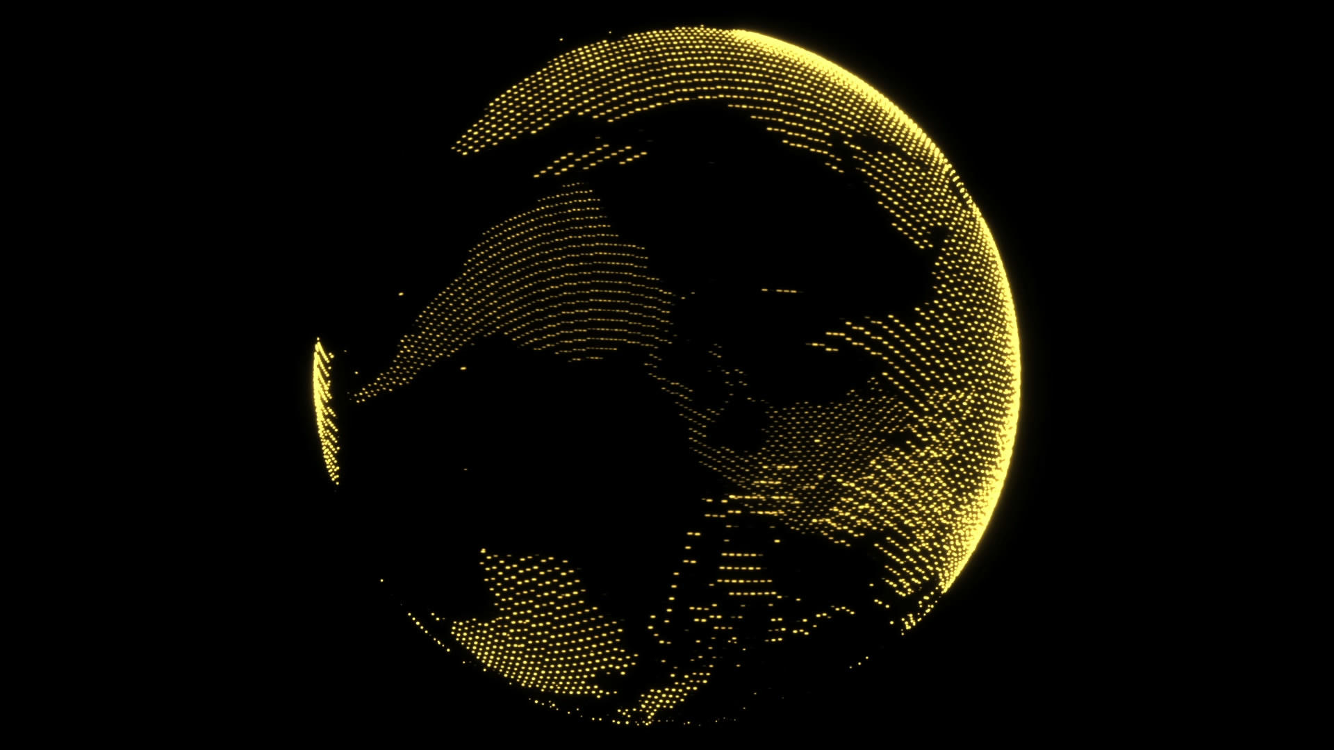 金色科技地球视频素材视频的预览图