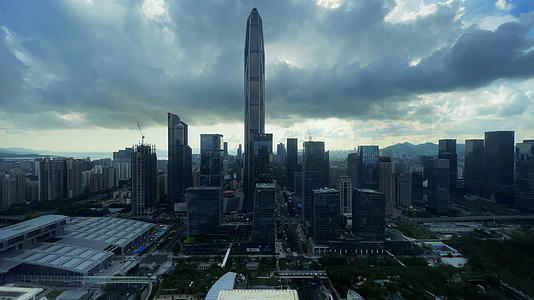 4K延时深圳平安金融中心视频的预览图