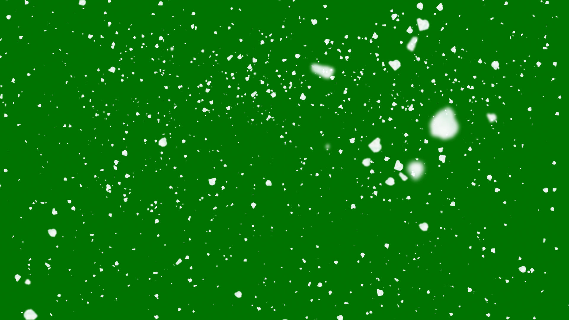 4K大雪纷飞雪花飘落视频元素视频的预览图