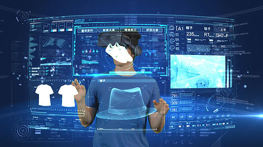 智能VR挑选衣物AIGC视频的预览图