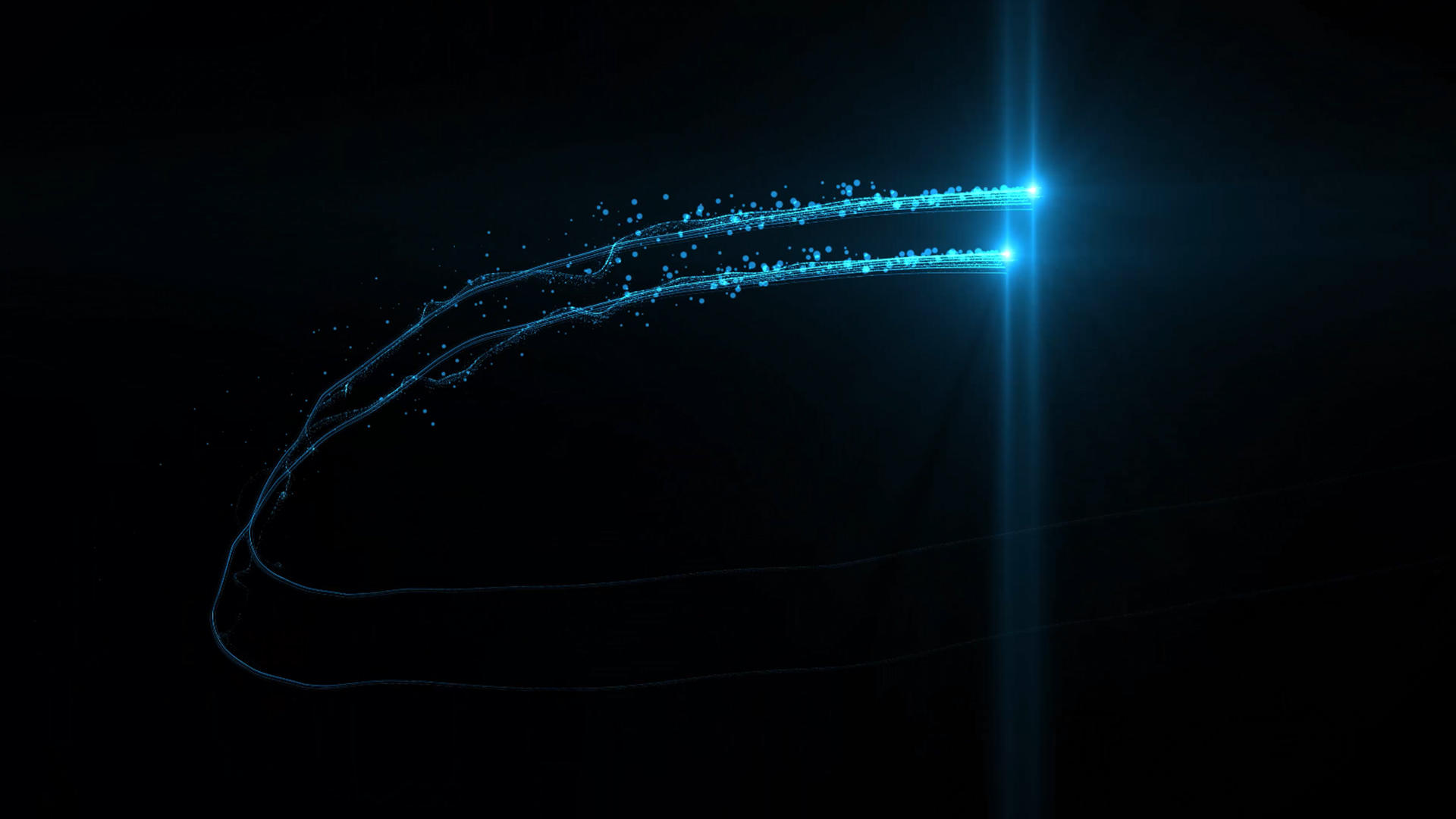 4K两组粒子光线转场动画元素视频的预览图