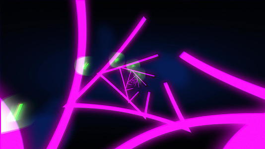 粉红色的三角形和绿色的颜色线是环背景视频的预览图