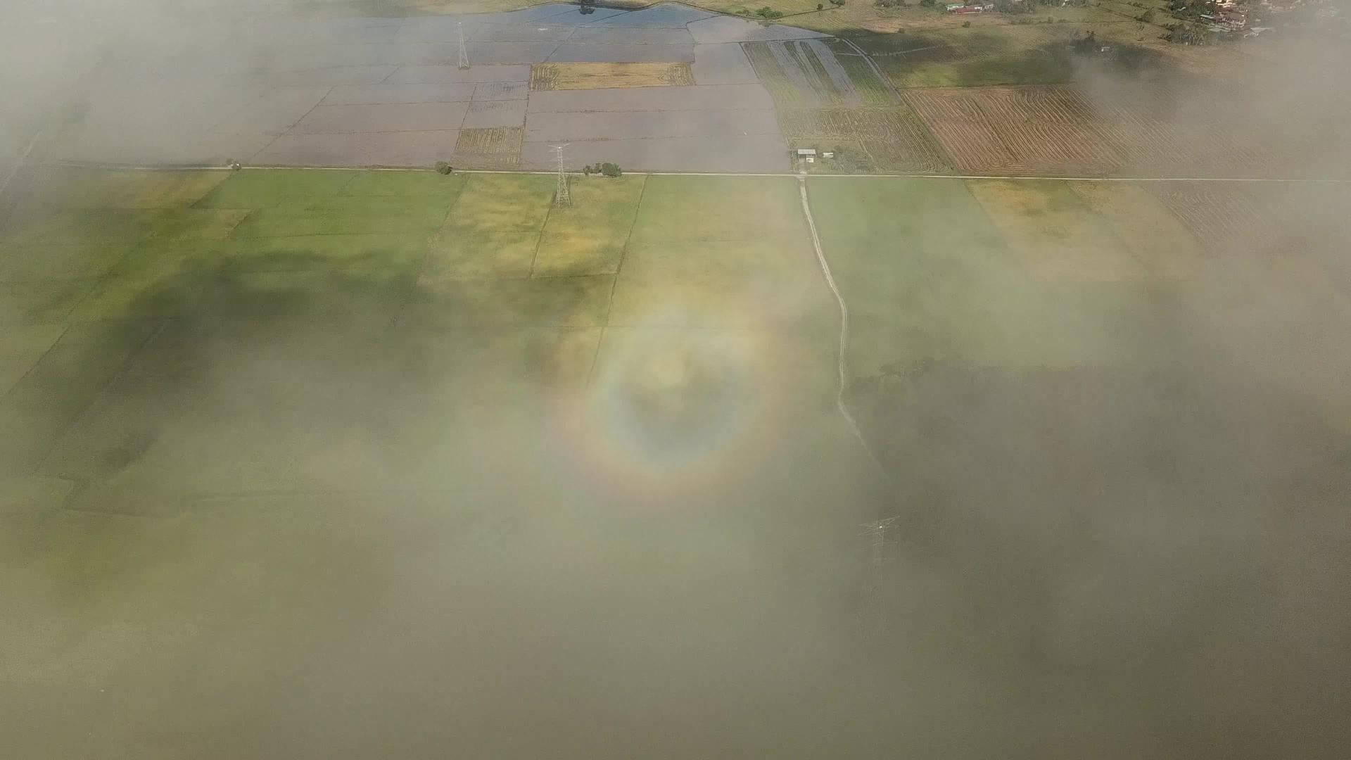 彩虹光环在野外显示视频的预览图