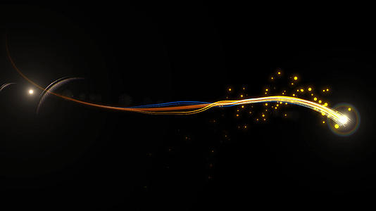 大气两组粒子光线转场动画4K视频的预览图
