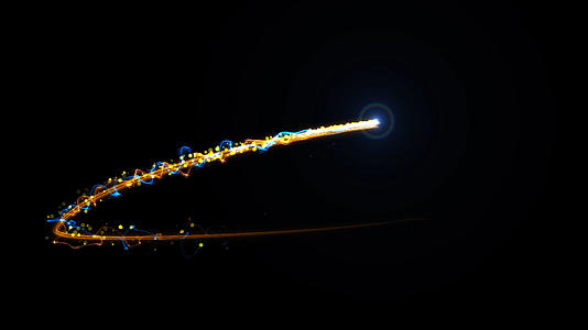 4K大气两组粒子光线转场动画视频的预览图